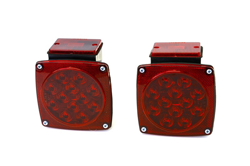 MAXXHAUL 70460 12V LED Trailer Tail Lights (Turn/Stop/Signal-Left/Right-DOT Compliant) - Image 1